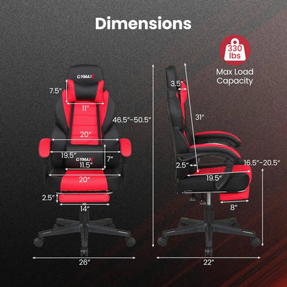 Ergonomic Video Game Chair with Headrest