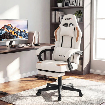 Ergonomic Gaming Chair with Headrest for Home