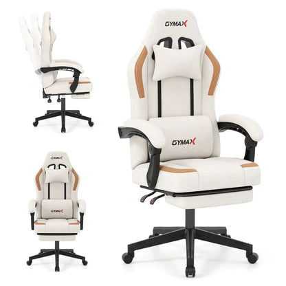 Ergonomic Gaming Chair with Headrest for Home