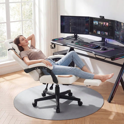 Ergonomic Gaming Chair with Headrest for Home