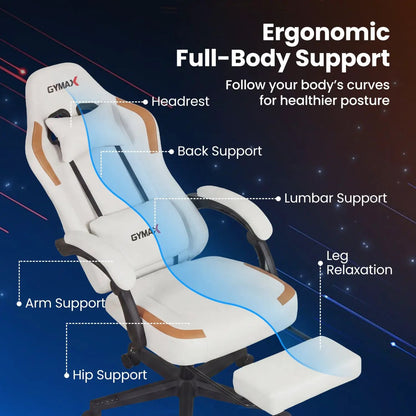 Ergonomic Gaming Chair with Headrest for Home