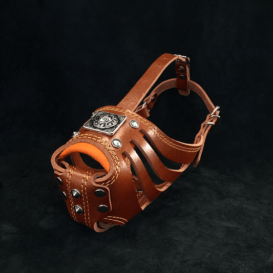 ''Eros'' Basket Muzzle BROWN - Tampa Home & Garden Store