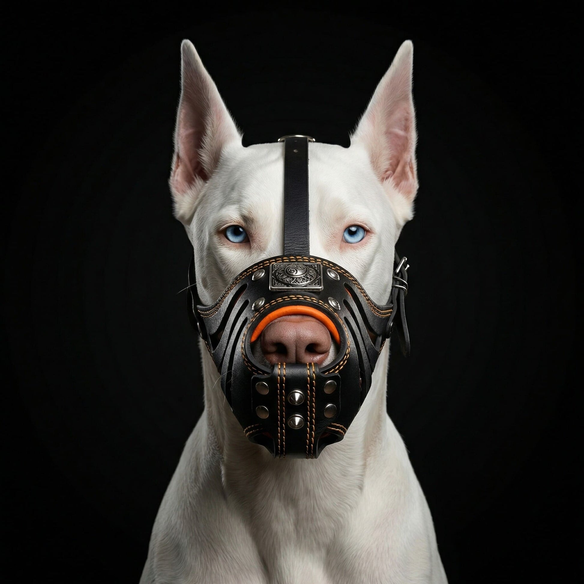 ''Eros'' Basket Muzzle black & orange - Tampa Home & Garden Store