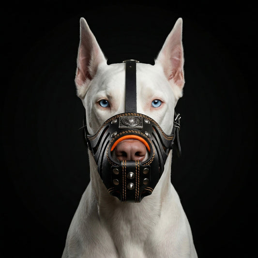 ''Eros'' Basket Muzzle black & orange - Tampa Home & Garden Store