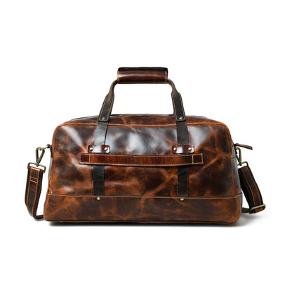 Espresso Elegance Carry on Duffle, Saddle Tan - Tampa Home & Garden Store