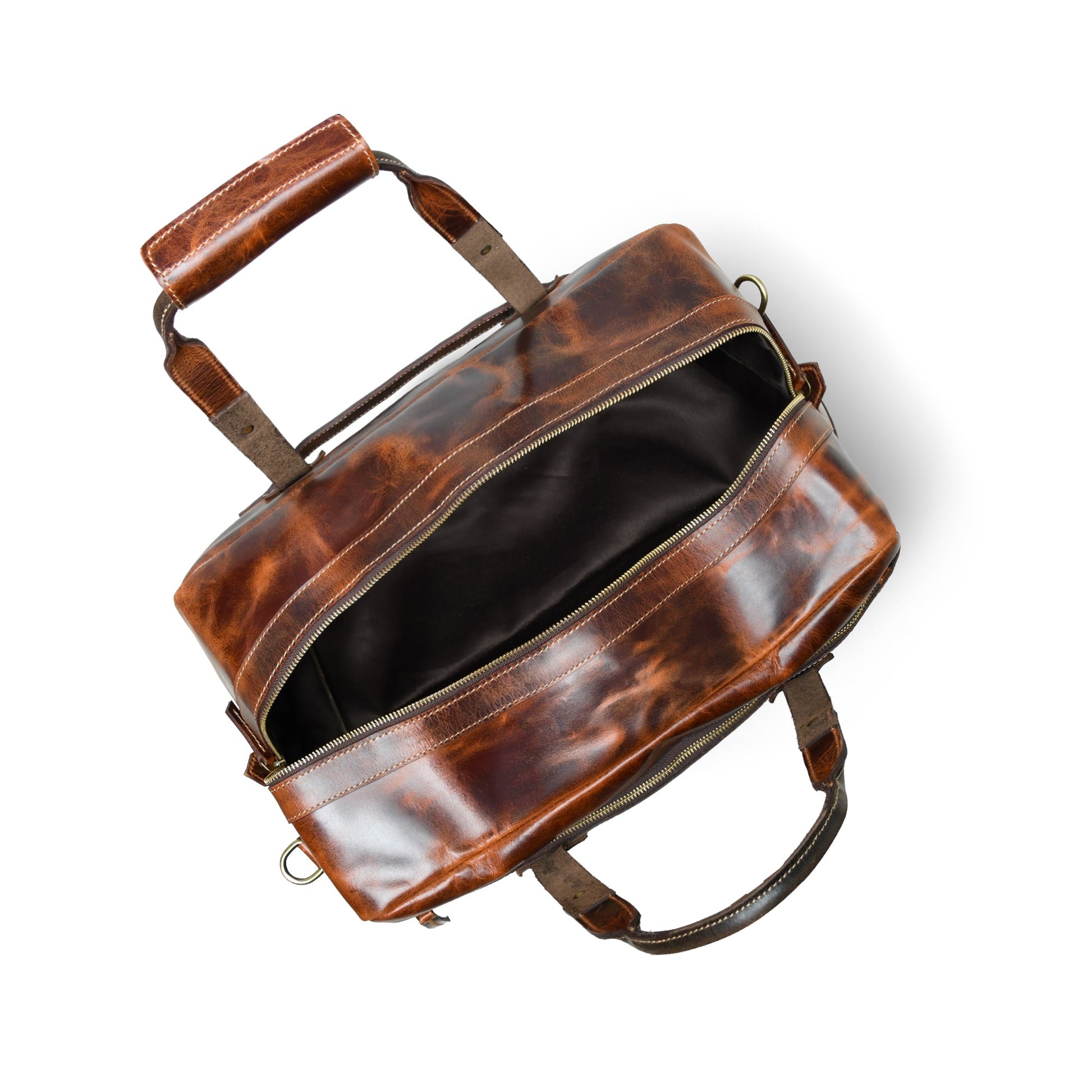 Espresso Elegance Carry on Duffle, Saddle Tan - Tampa Home & Garden Store