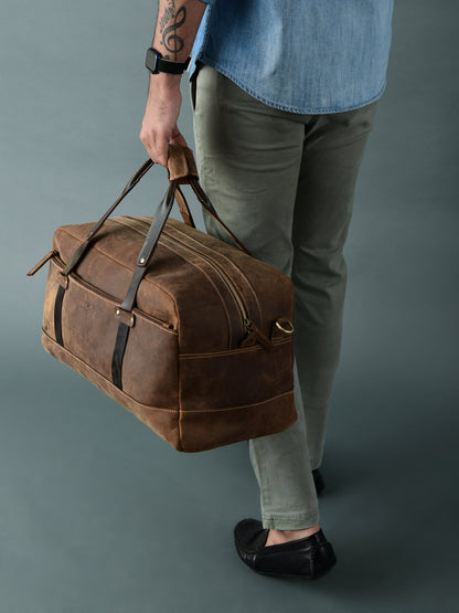 Espresso Elegance Carry on Duffle - Tampa Home & Garden Store