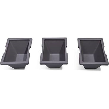 Espresso Rectangular Plastic Raised Garden Bed Planter Box with Removeable Trays - Tampa Home & Garden Store