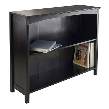 Espresso Sturdy 3 Tier Bookcase Shelf Dresser - Tampa Home & Garden Store