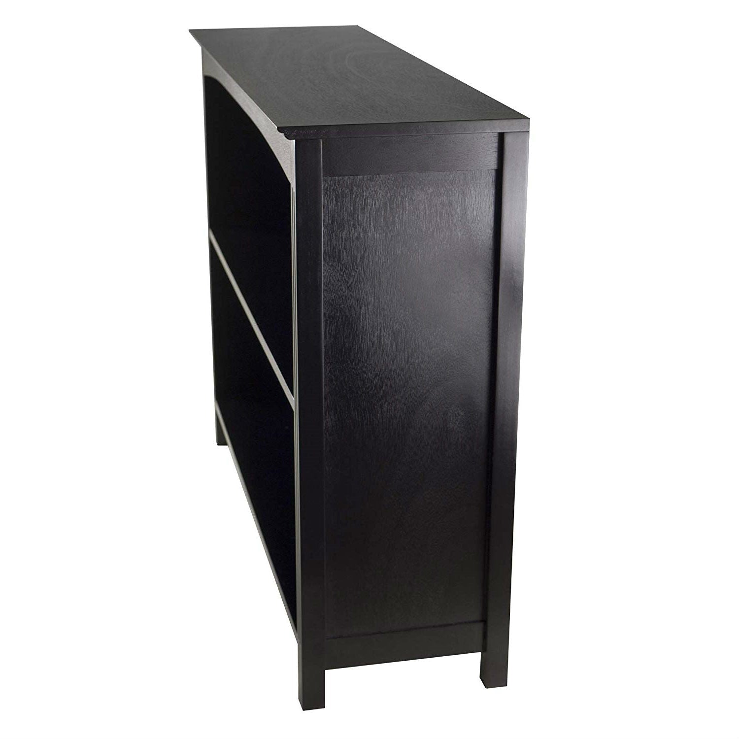 Espresso Sturdy 3 Tier Bookcase Shelf Dresser - Tampa Home & Garden Store