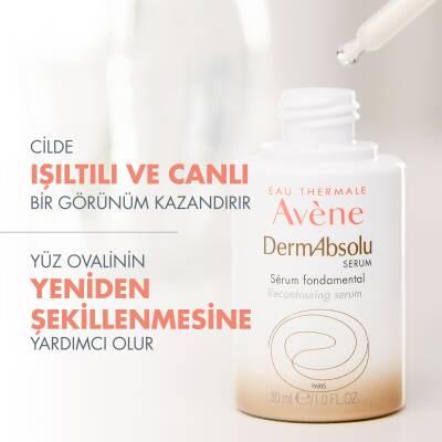 Avène DermAbsolu facial serum bottle with dropper, white-to-beige container, Beauty Care Bag on Tampa Home & Garden Store