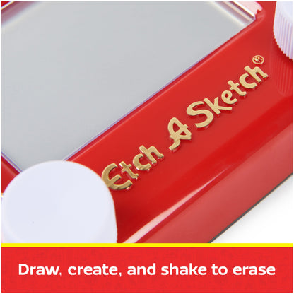 Etch A Sketch Pocket – Classic Magic Screen Drawing Toy Made with 76% Recycled Plastic | Portable, Screen-Free Creativity for Kids Ages 3+ - Tampa Home & Garden Store