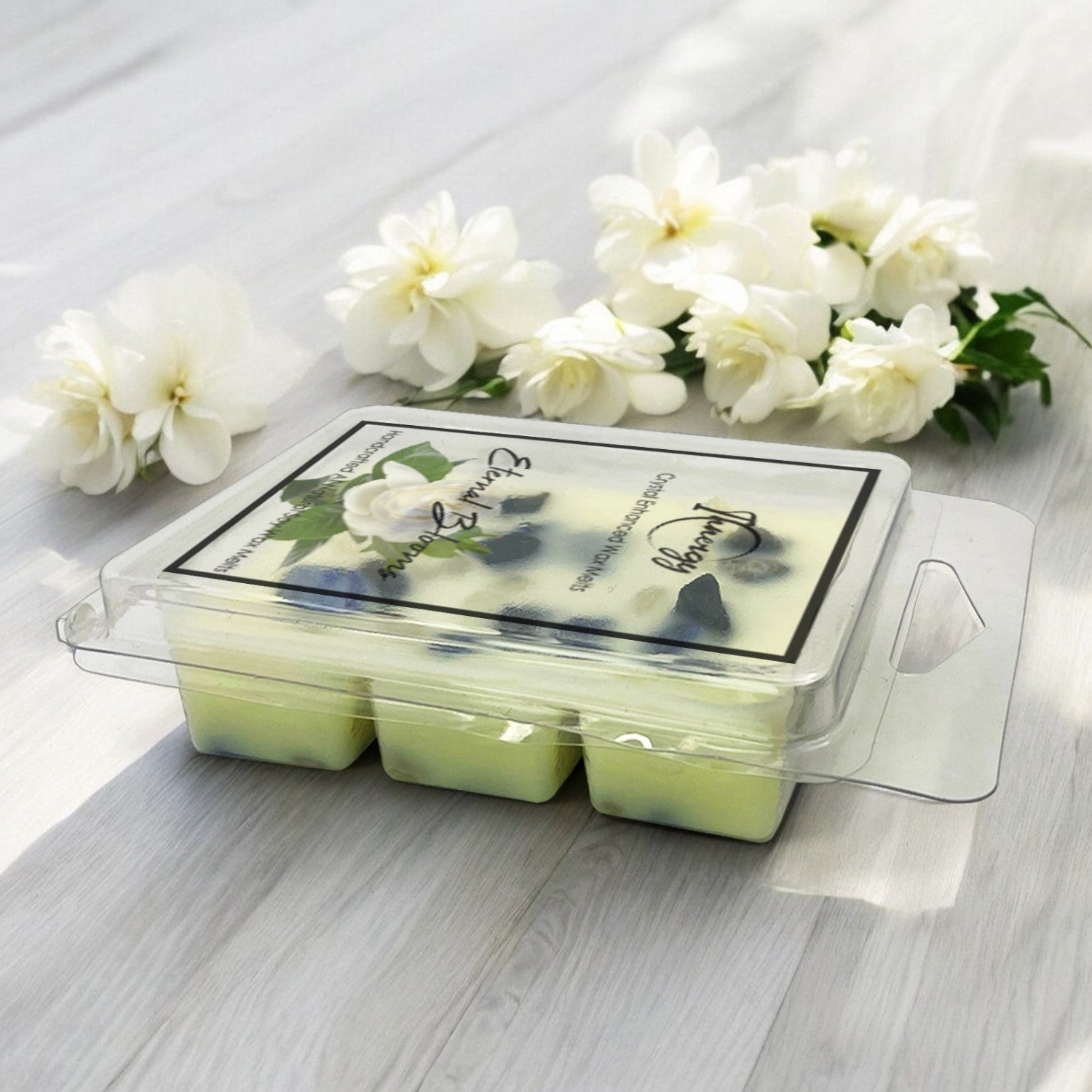 Eternal Blooms Crystal-Enhanced Premium Coconut-Soy Wax Melts - Tampa Home & Garden Store