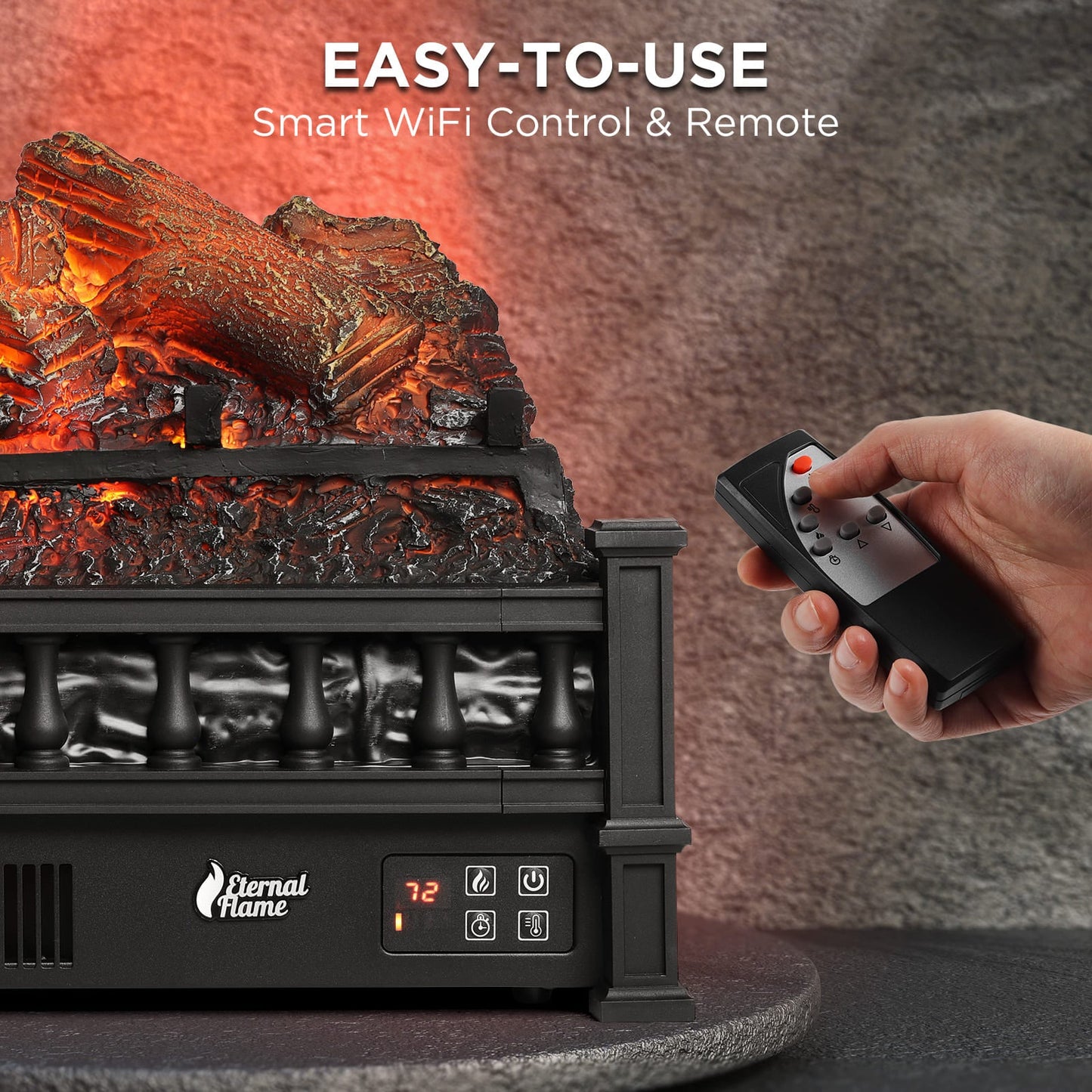 Eternal Flame EF23-LG Electric Fireplace Logs - Tampa Home & Garden Store