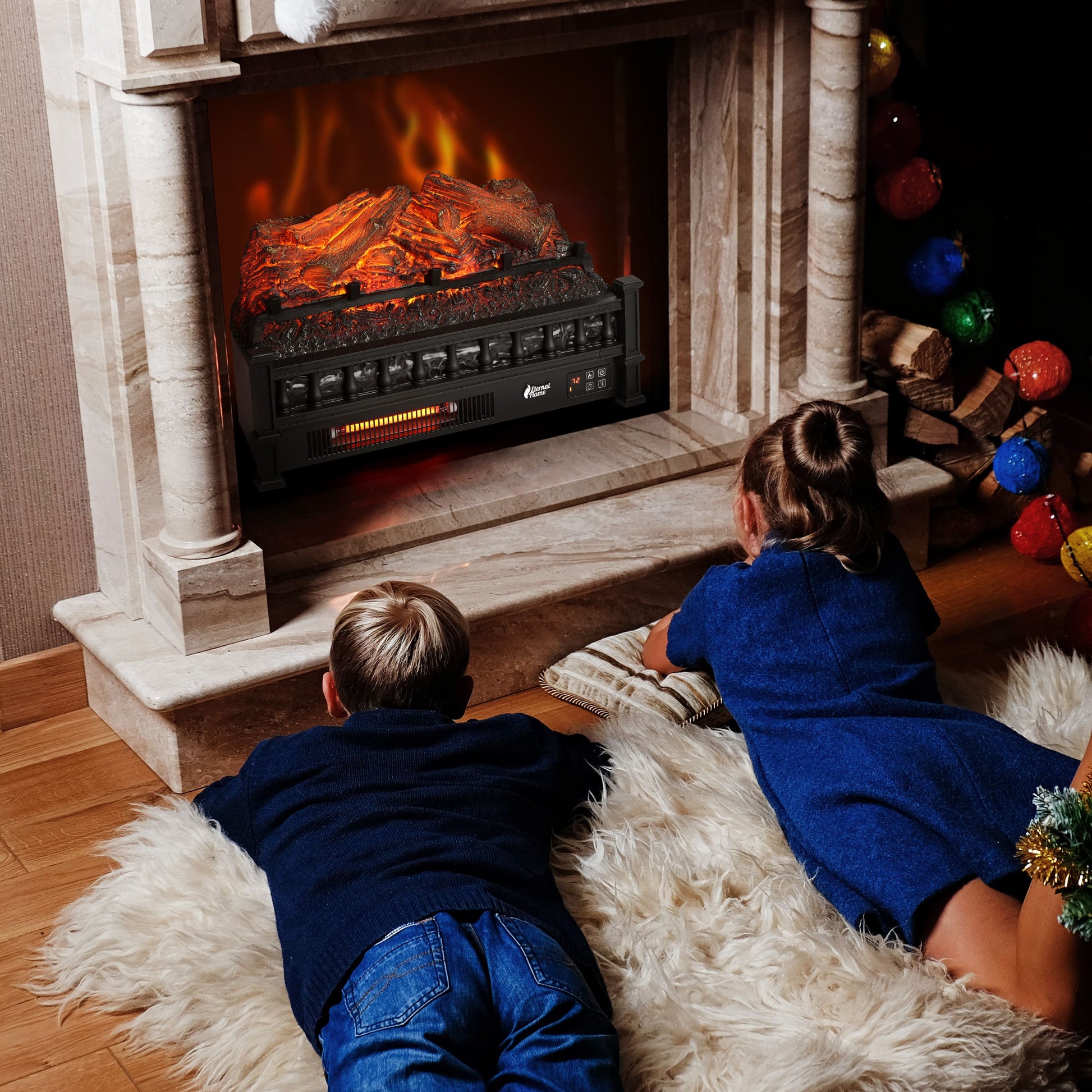 Eternal Flame EF23-LG Electric Fireplace Logs - Tampa Home & Garden Store