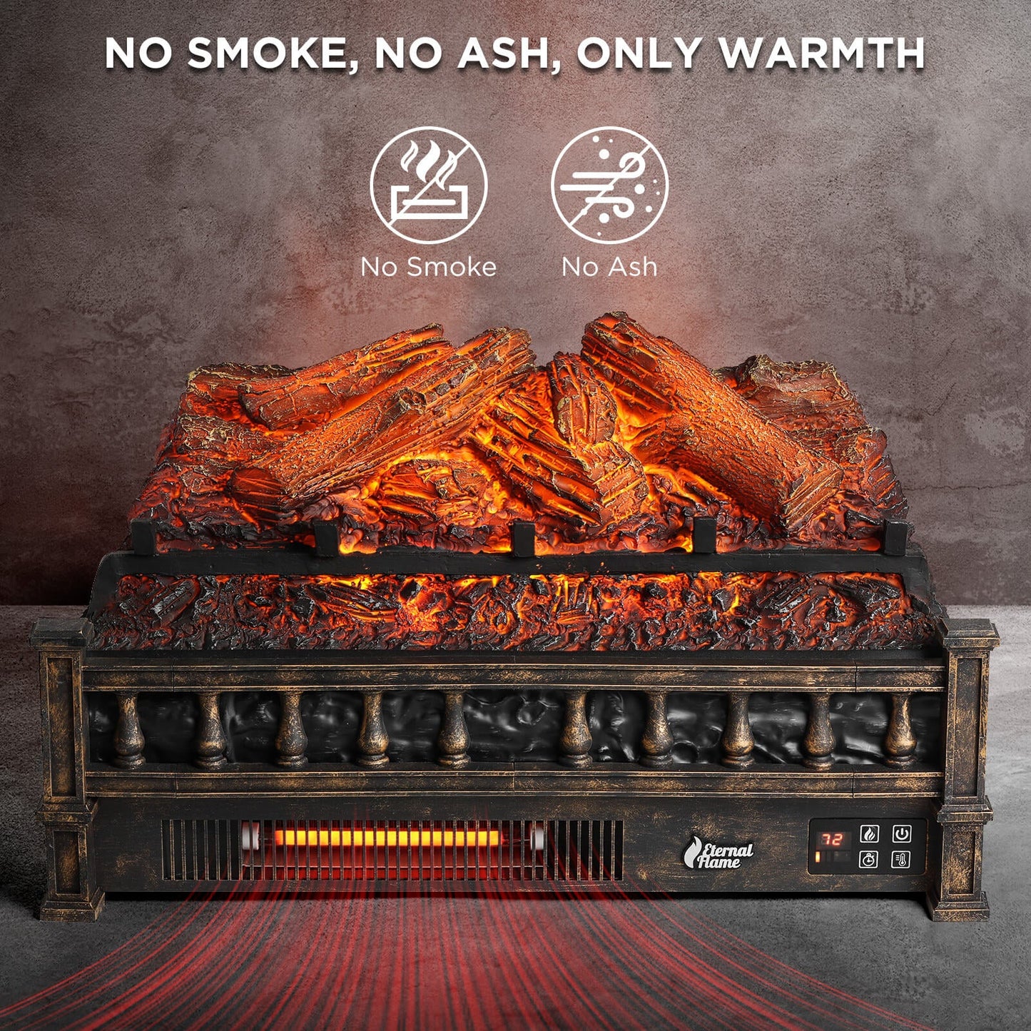 Eternal Flame EF23-LG Electric Fireplace Logs - Tampa Home & Garden Store