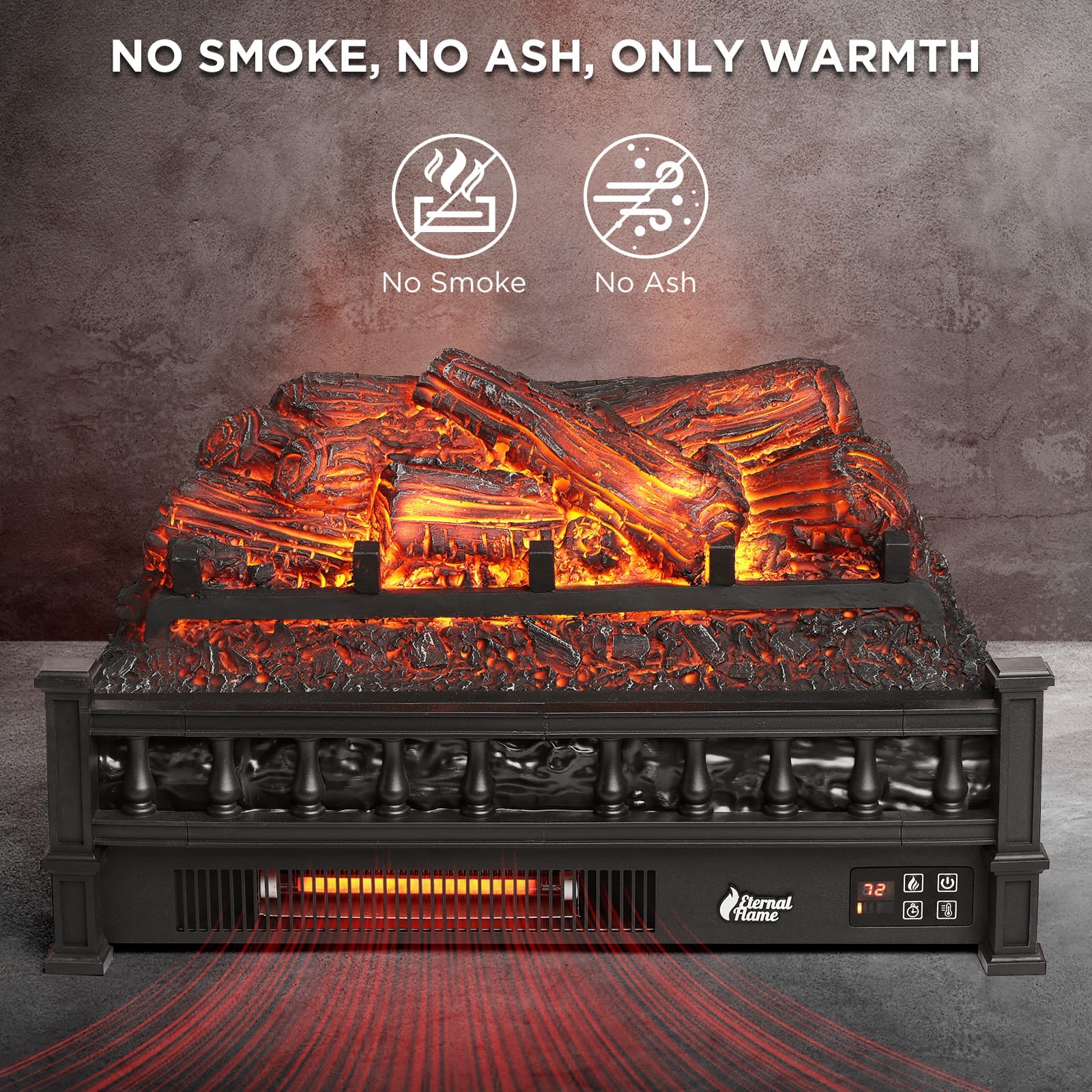 Eternal Flame EF23-PB Electric Fireplace Logs - Tampa Home & Garden Store