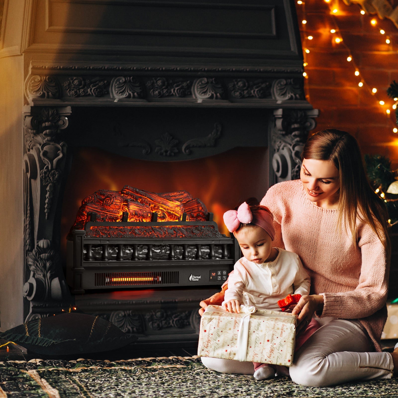 Eternal Flame EF23-PB Electric Fireplace Logs - Tampa Home & Garden Store