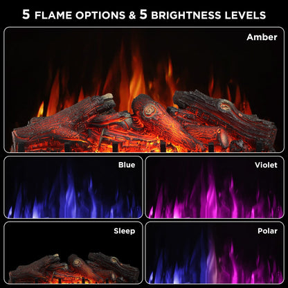 Eternal Flame EF26-LG Smart Electric Fireplace Logs, WiFi Enabled - Tampa Home & Garden Store