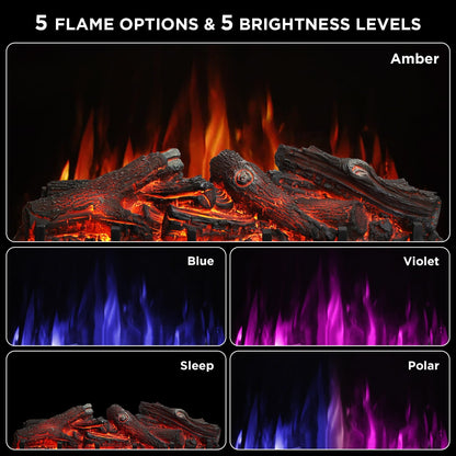 Eternal Flame EF26-LG Smart Electric Fireplace Logs, WiFi Enabled - Tampa Home & Garden Store
