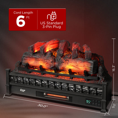 Eternal Flame EF30-PB Electric Fireplace Logs - Tampa Home & Garden Store