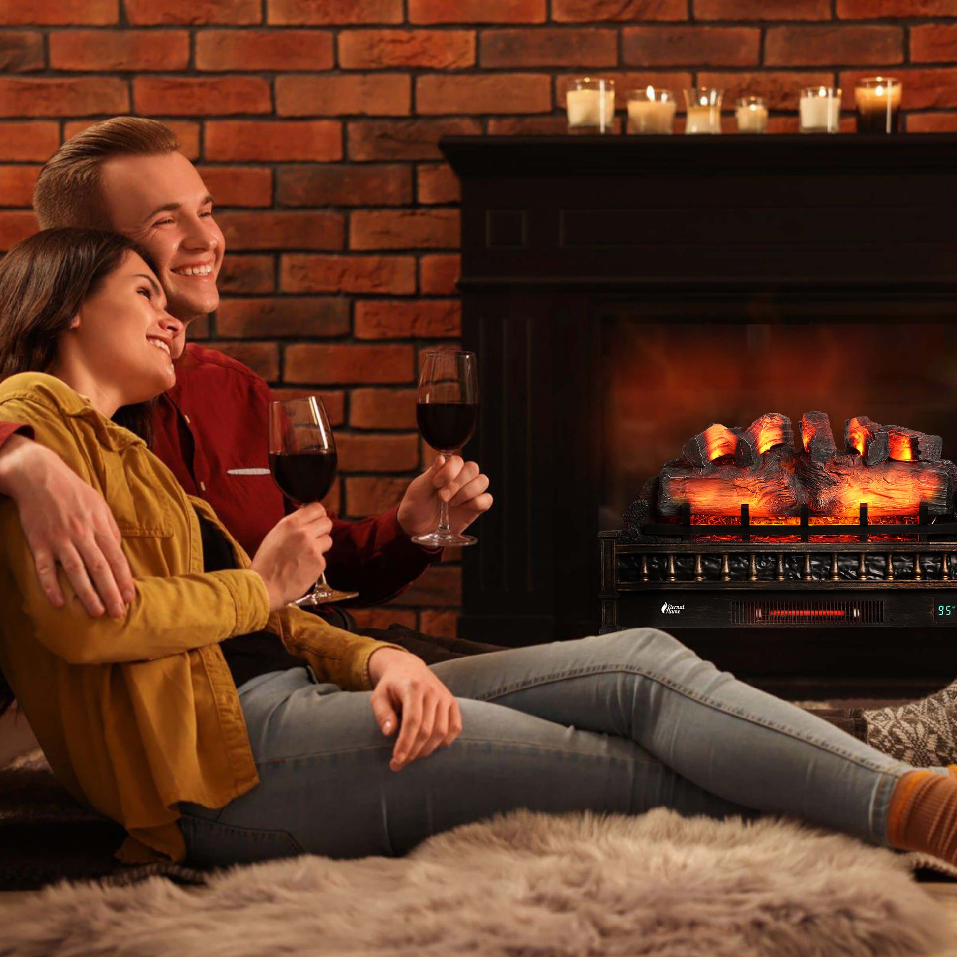 Eternal Flame EF30-PB Electric Fireplace Logs - Tampa Home & Garden Store