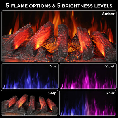 Eternal Flame EF30-PB Electric Fireplace Logs - Tampa Home & Garden Store