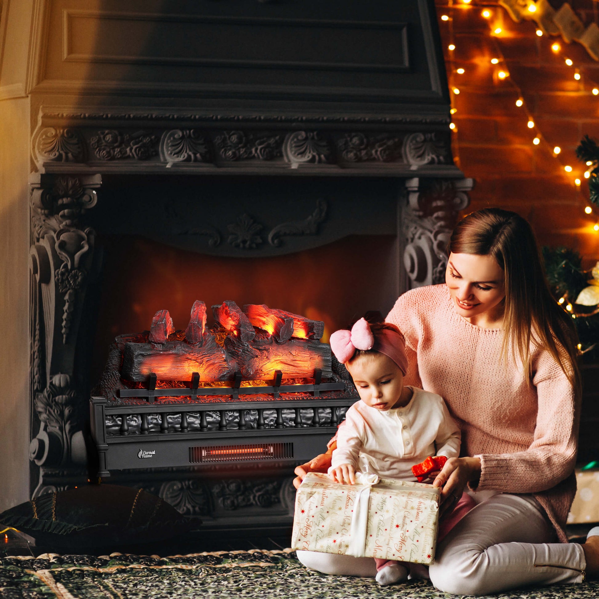 Eternal Flame EF30-PB Electric Fireplace Logs - Tampa Home & Garden Store