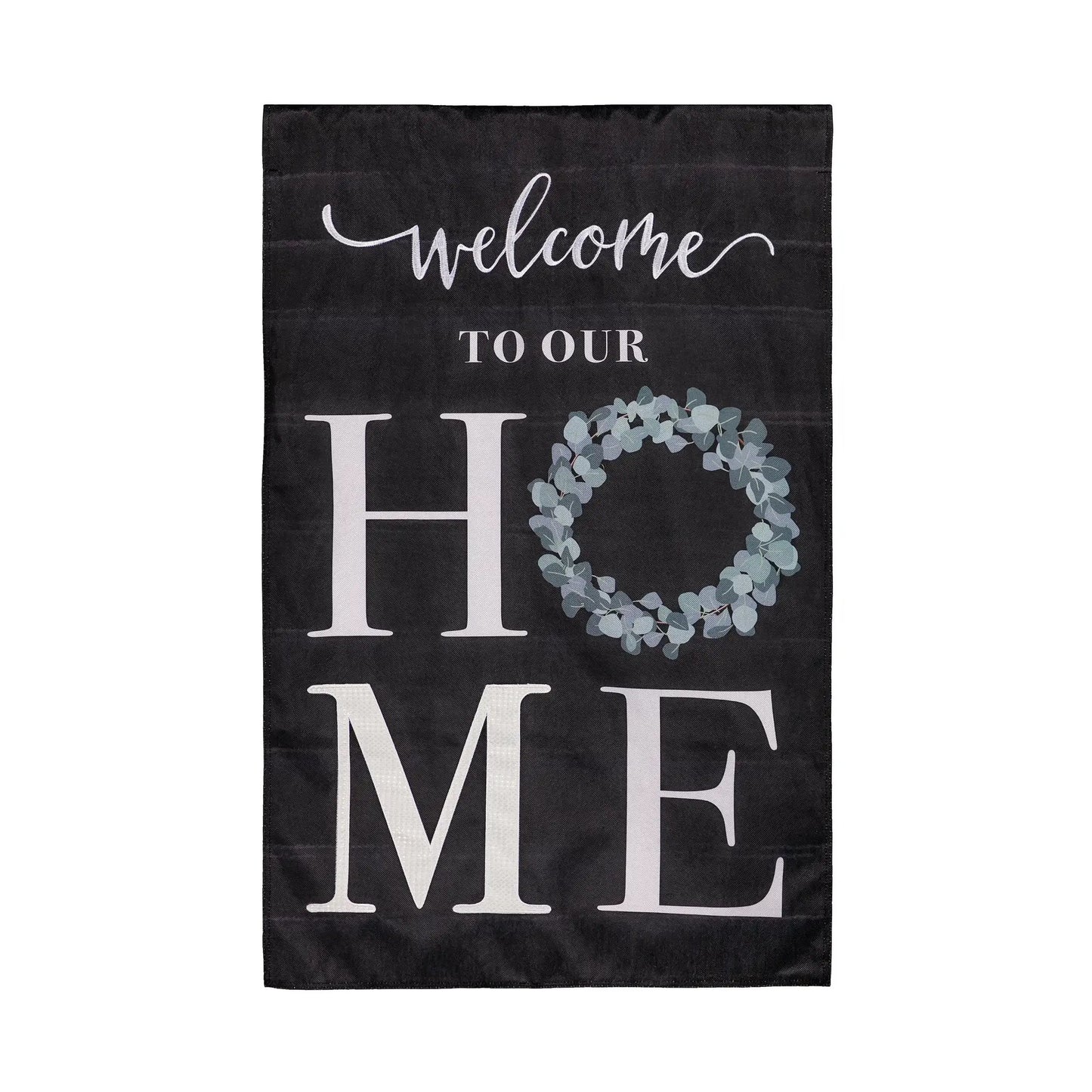 Eucalyptus Welcome House Burlap Flag - Tampa Home & Garden Store