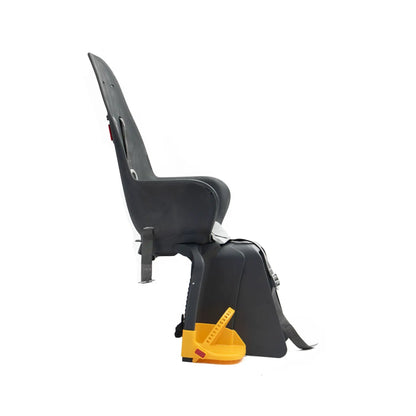 EUNORAU Safety Seat for Child black bicycle child seat with yellow footrest on Tampa Home & Garden Store