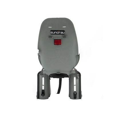 EUNORAU Safety Seat for Child gray rear bicycle seat with red reflector on Tampa Home & Garden Store