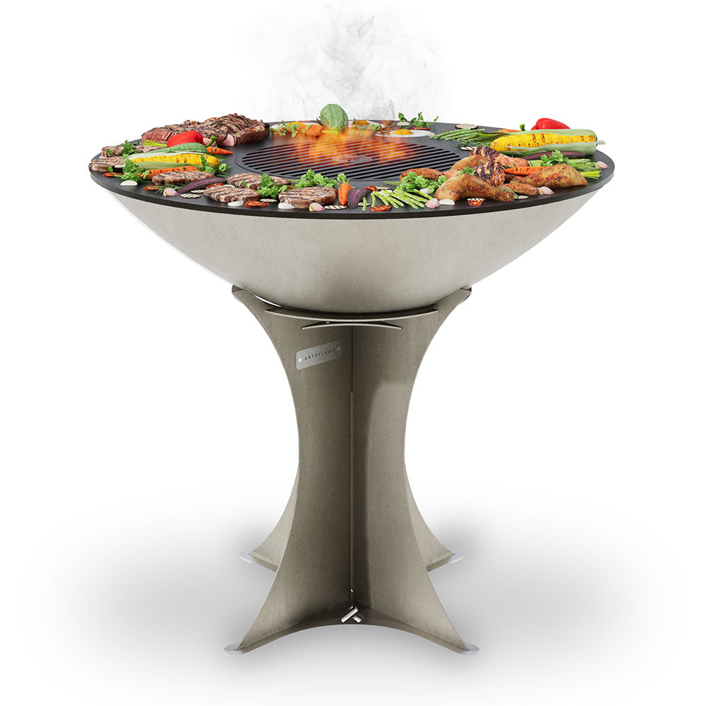 40" XXL Arteflame Grill Griddle Flat Top Combo | High Euro Base
