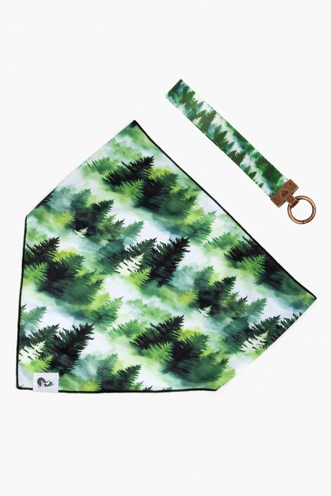 Evergreen Explorer Dog Bandana & Matching Keychain - Tampa Home & Garden Store