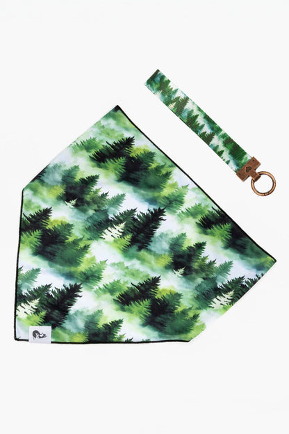 Evergreen Explorer Dog Bandana & Matching Keychain - Tampa Home & Garden Store