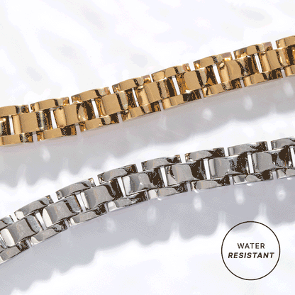 Chunky Watch Strap Bracelet for Stacking