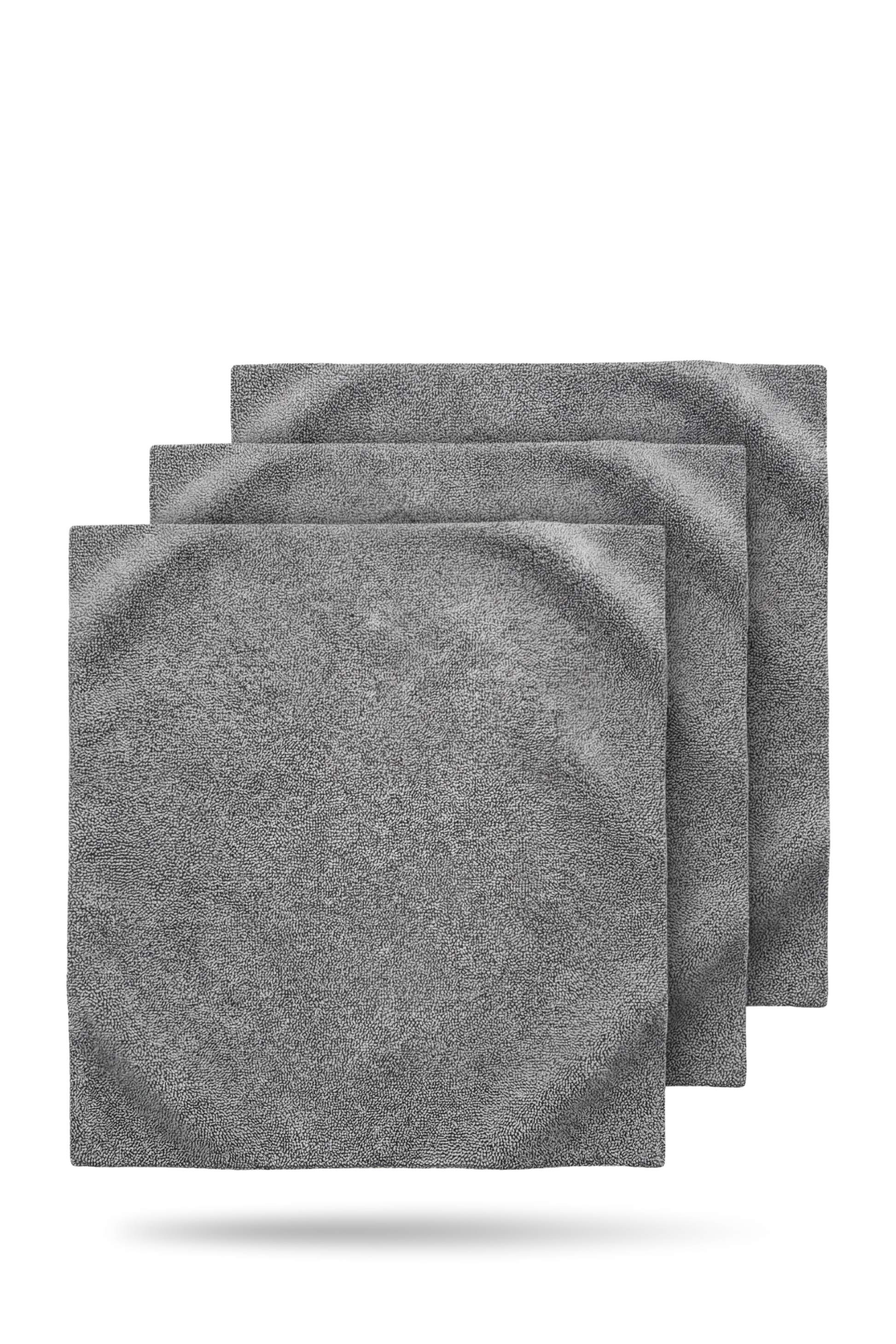BLACKLINE Everyday Microfiber Towels edgeless 4-pack in gray for vehicle cleaning on Tampa Home & Garden Store