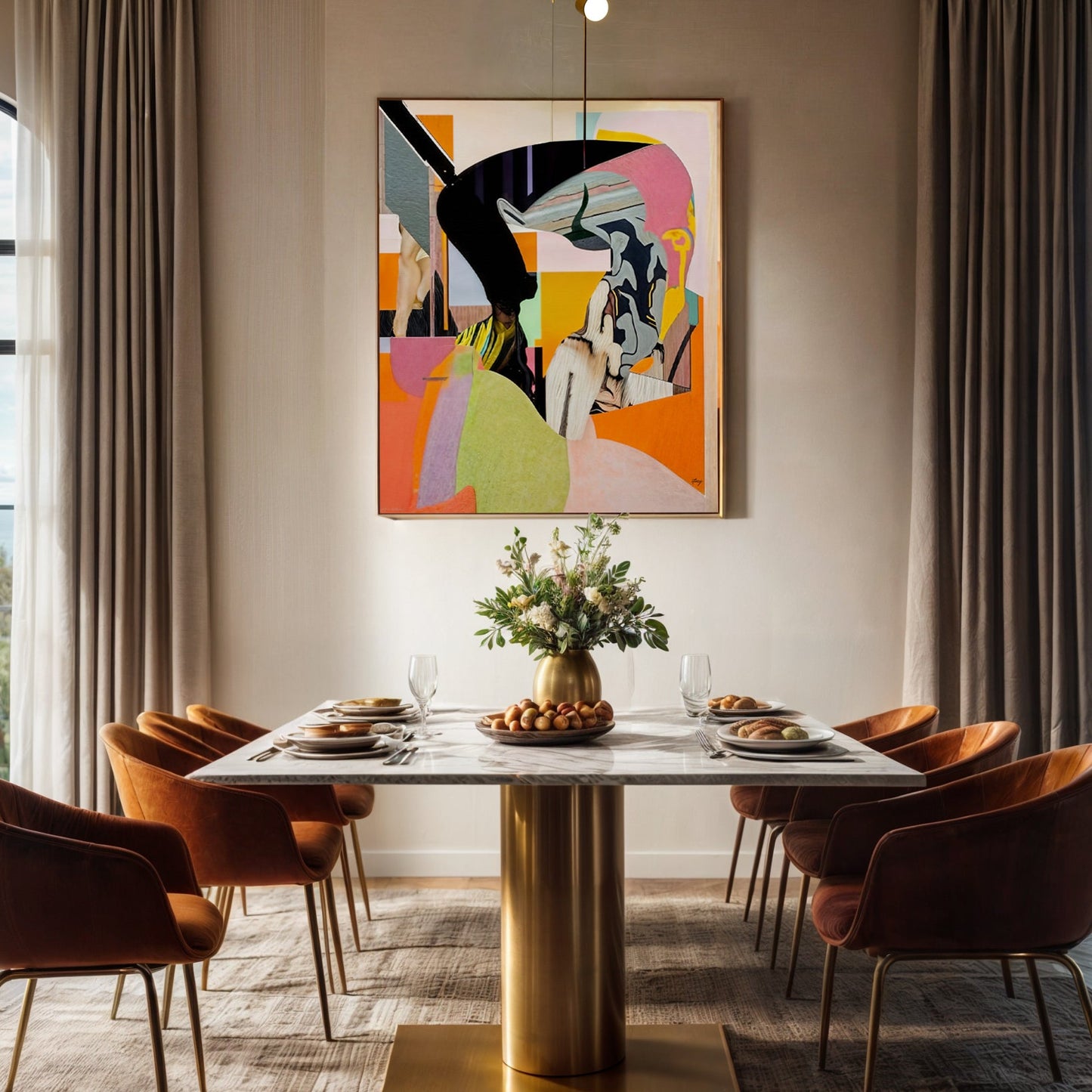 Canvas Print Everything by Tailored Canvases, abstract colorful wall art on Tampa Home & Garden Store