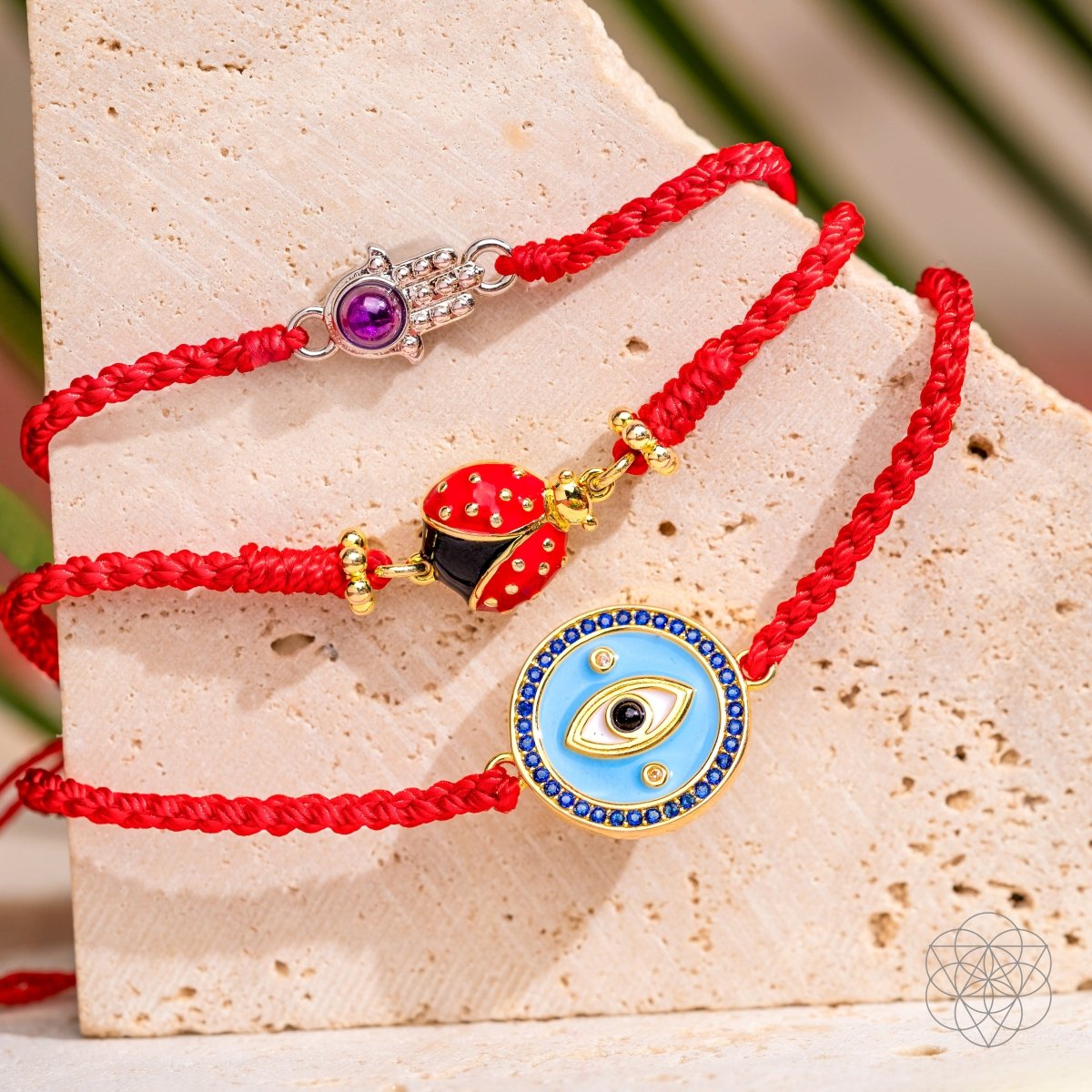 Evil Eye Guardian - Four-Strand Red String Bracelet - Tampa Home & Garden Store