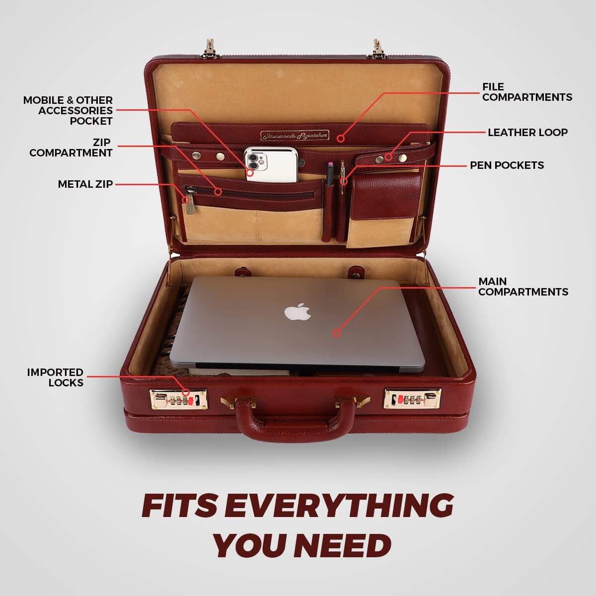 Expandable Office Suitcase Briefcase - Tampa Home & Garden Store
