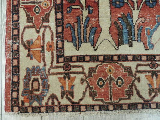 Exquisite Distressed Fine Persian Area Rug 5x7 Ft - Tampa Home & Garden Store