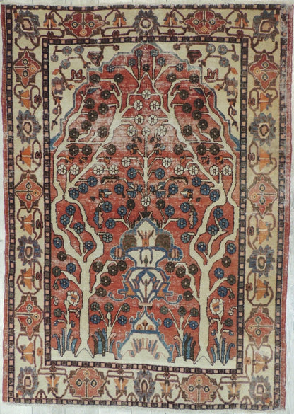 Exquisite Distressed Fine Persian Area Rug 5x7 Ft - Tampa Home & Garden Store