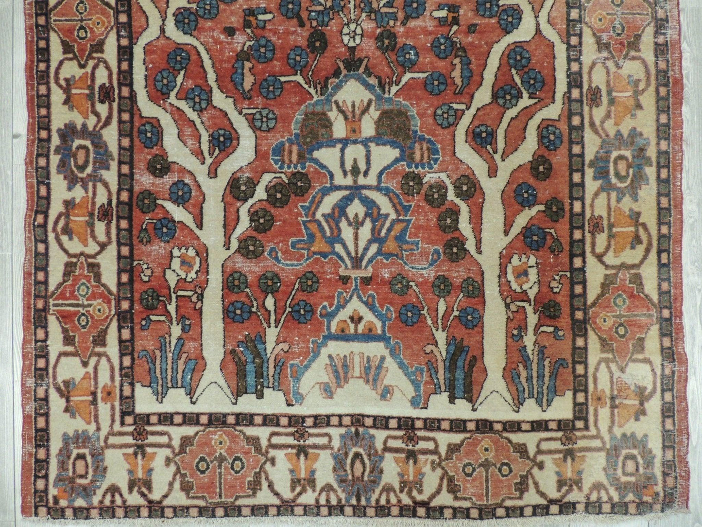Exquisite Distressed Fine Persian Area Rug 5x7 Ft - Tampa Home & Garden Store