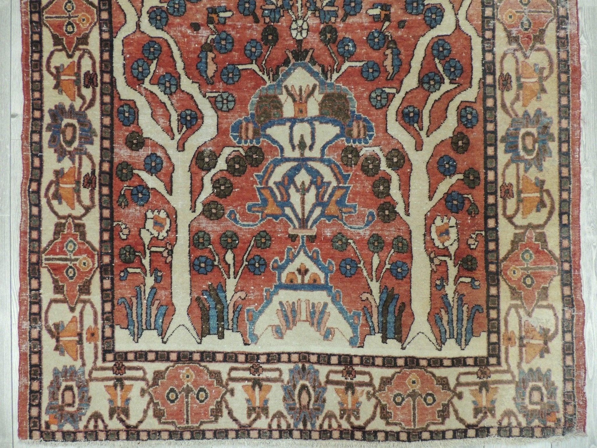 Exquisite Distressed Fine Persian Area Rug 5x7 Ft - Tampa Home & Garden Store