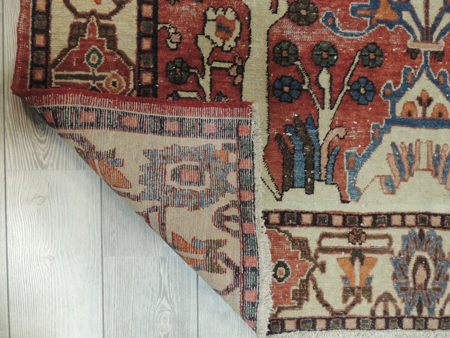 Exquisite Distressed Fine Persian Area Rug 5x7 Ft - Tampa Home & Garden Store