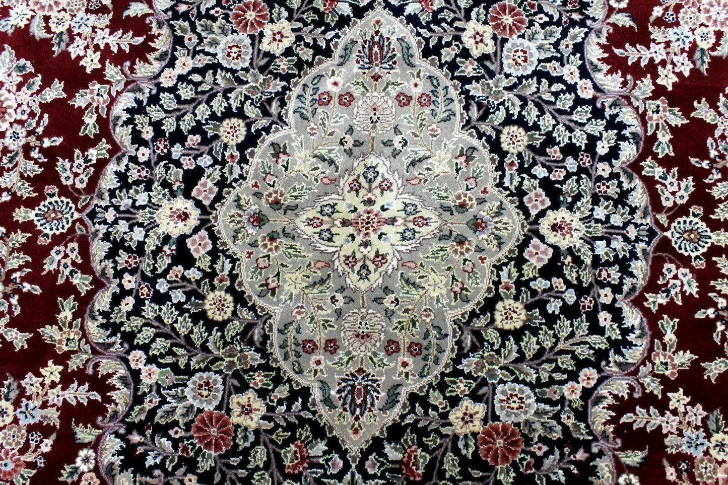 Exquisite Mint Hand-Knotted Peshawar Oriental Wool Rug – 9' x 12' - Tampa Home & Garden Store