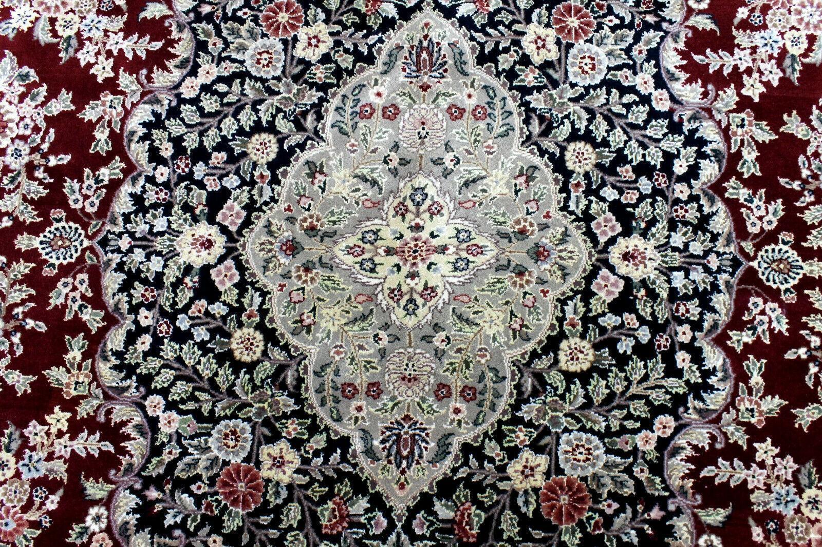 Exquisite Mint Hand-Knotted Peshawar Oriental Wool Rug – 9' x 12' - Tampa Home & Garden Store