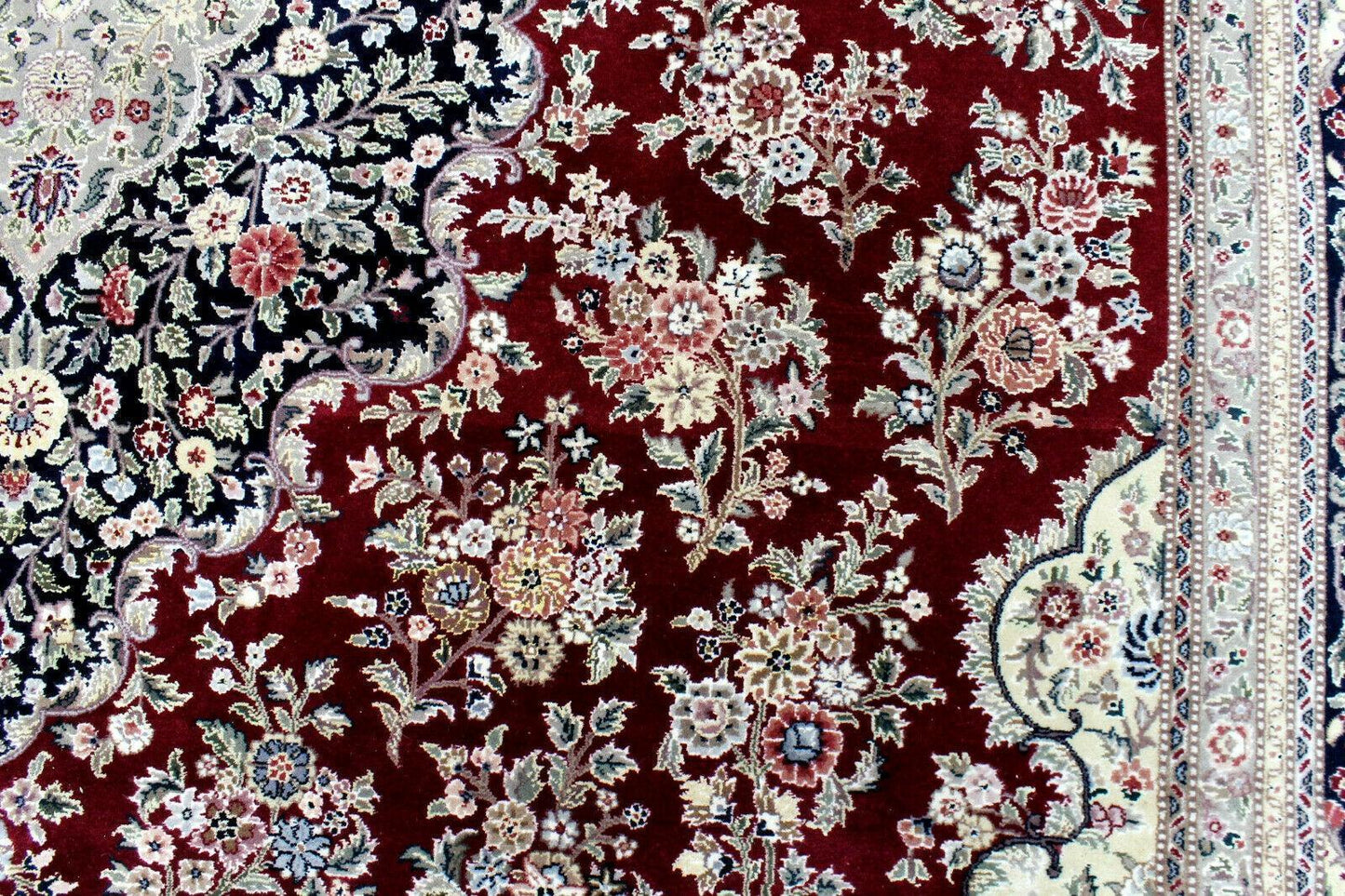Exquisite Mint Hand-Knotted Peshawar Oriental Wool Rug – 9' x 12' - Tampa Home & Garden Store