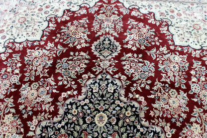 Exquisite Mint Hand-Knotted Peshawar Oriental Wool Rug – 9' x 12' - Tampa Home & Garden Store