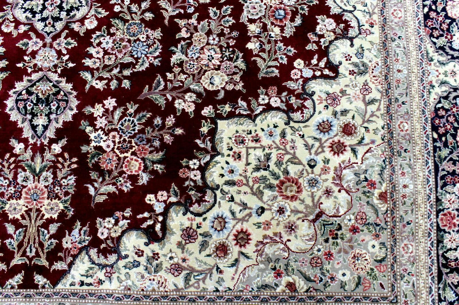 Exquisite Mint Hand-Knotted Peshawar Oriental Wool Rug – 9' x 12' - Tampa Home & Garden Store
