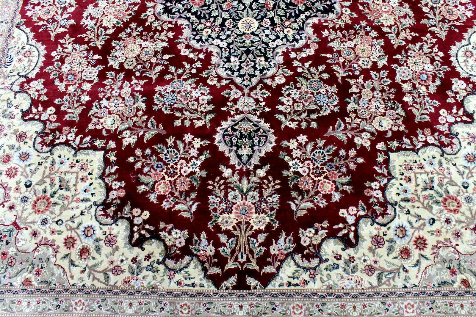 Exquisite Mint Hand-Knotted Peshawar Oriental Wool Rug – 9' x 12' - Tampa Home & Garden Store
